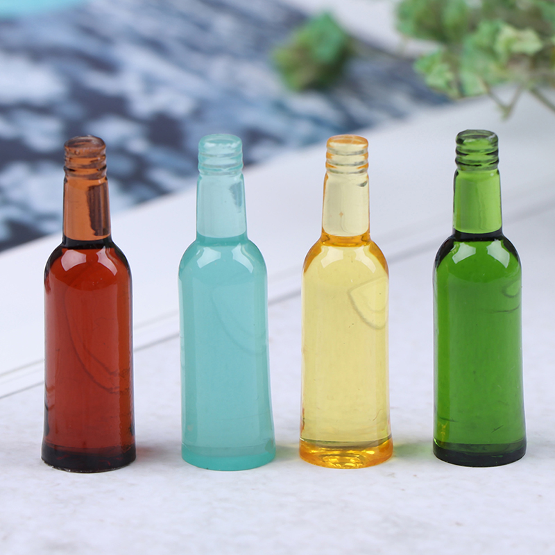 Wine Beers - 6 stuks 1:12 poppenhuis miniatuur bier