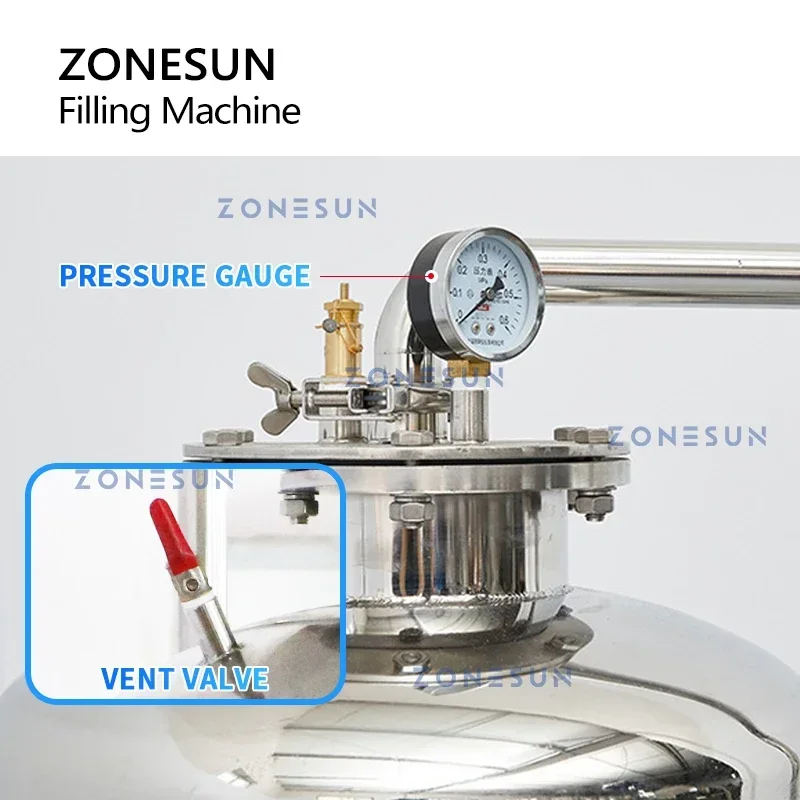 Wine Beers - ZONESUN Koolzuurhoudende Dranken Isobaric Vulmachine Bier