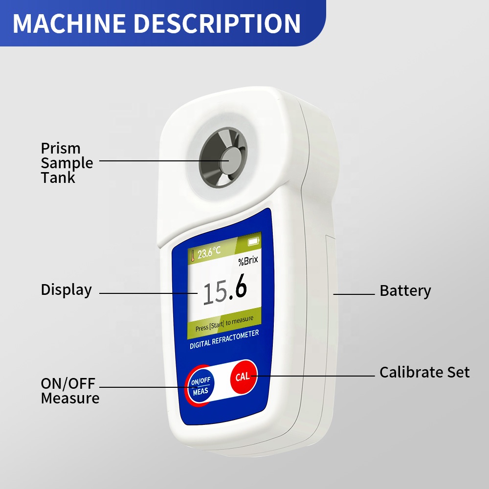 Digitale Refractometer Sacchar - Wine Beers recensie en prijs