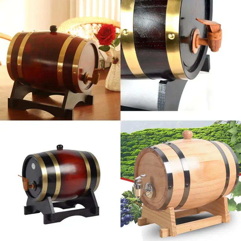 200L Grote Houten Wijn- en Bie - Wine Beer Logo recensie en prijs