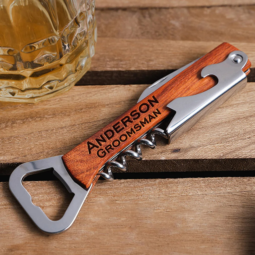 Gepersonaliseerde logo houten  - Wine Beer Logo recensie en prijs