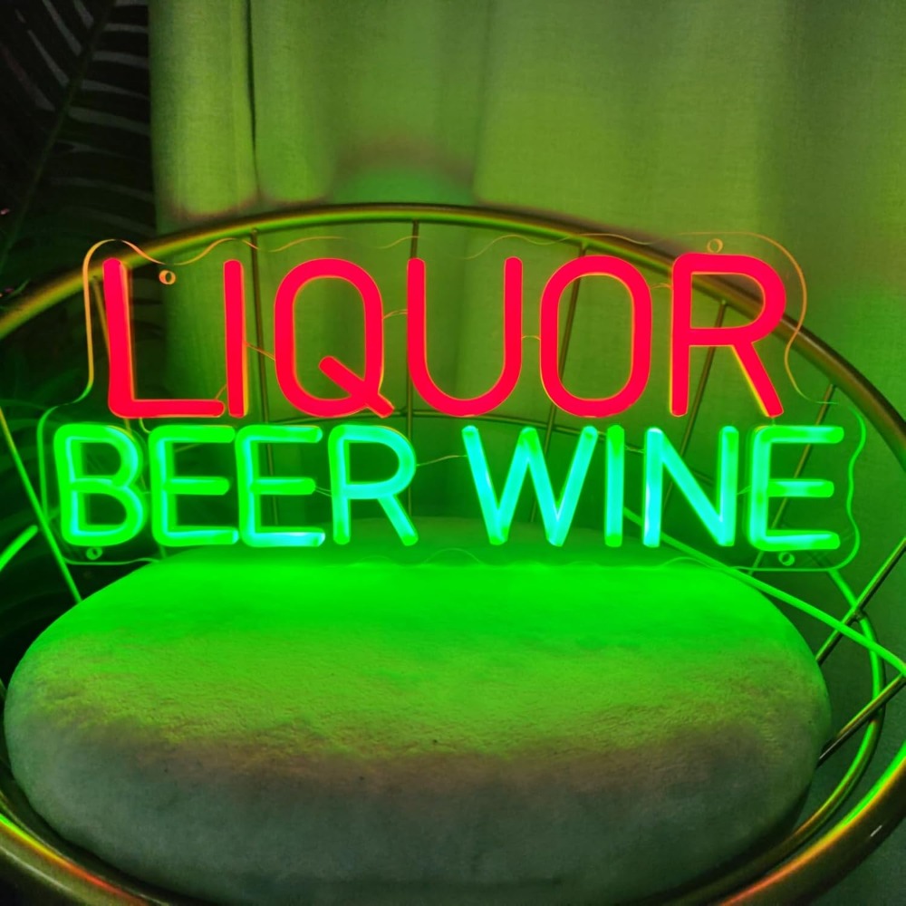 LED Neon Lichtreclame voor dra - Wine In Beer Store recensie en prijs